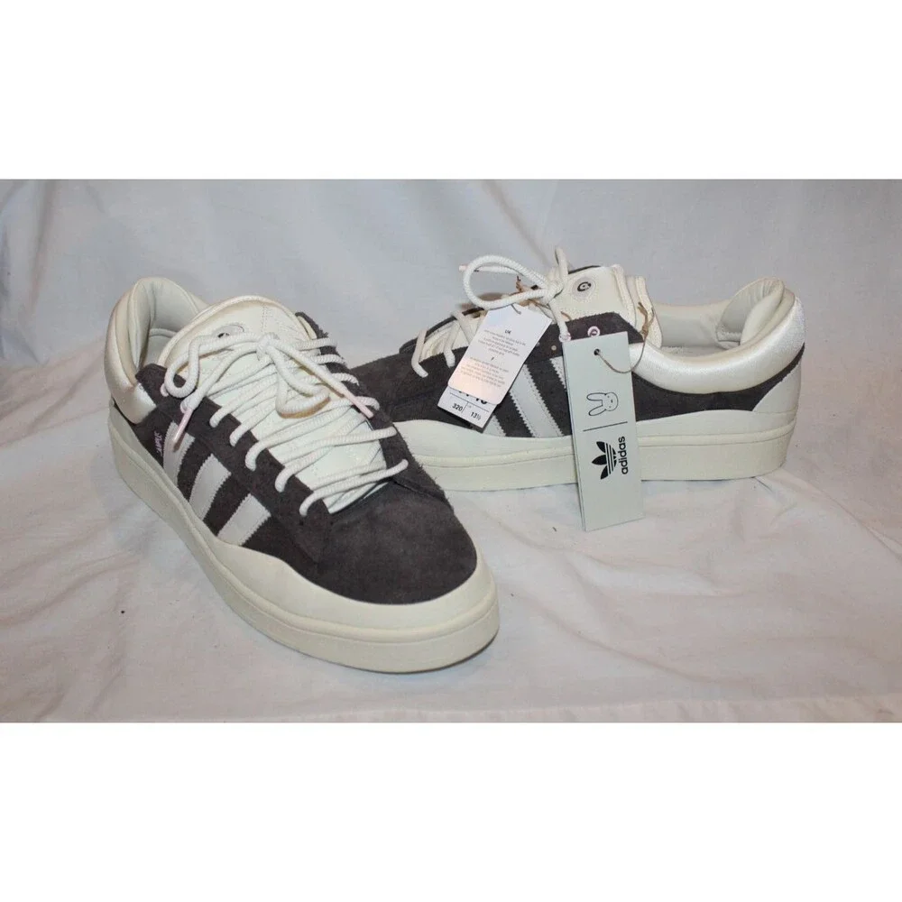 Adidas Men's Bad Bunny x Campus Sneakers Brown White‎ NEW SZ 14